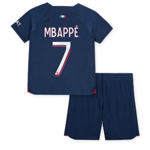 Paris Saint-Germain Kylian Mbappe #7 Domaci Dres za Dječji 2023-24 Kratak Rukavima (+ kratke hlače)